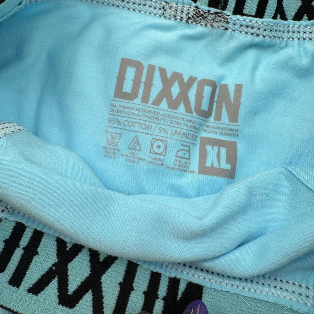 Dixxon‎ Premium Boxer Briefs Mens XLG Blue Black New 2-Pack Cotton Spandex Biker